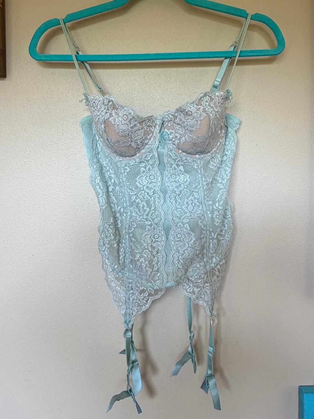 Chantal Thomass Victoria's Secret Vintage Lace Garter Bustier
